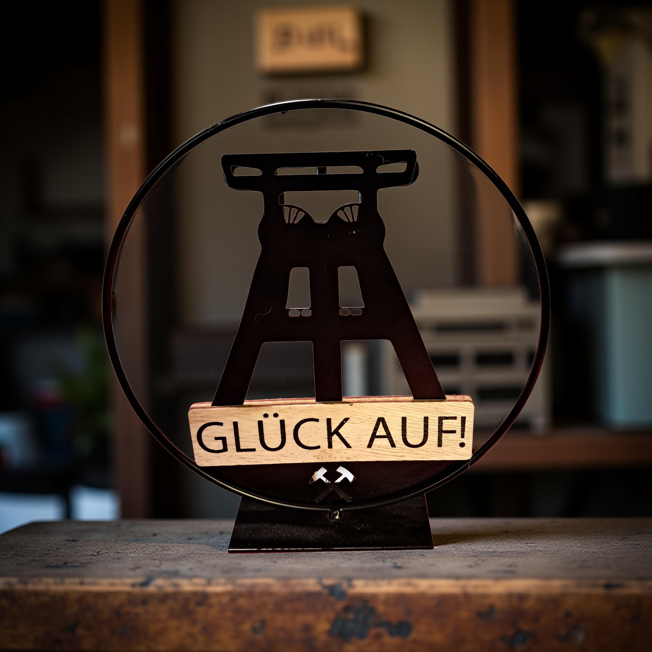 Standrelief rund „Glück auf!“